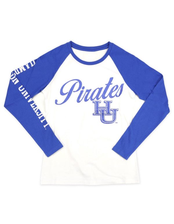 Hampton Glitter Print Long Sleeve Tee on Sale