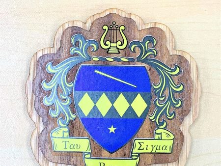 Large TBS Wood Crest Online Hot Sale