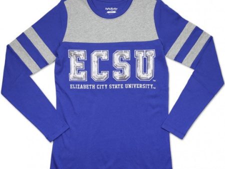 ECSU Women s Varsity Long Sleeve Tee Online Hot Sale