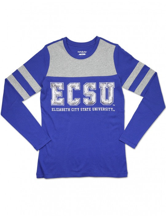 ECSU Women s Varsity Long Sleeve Tee Online Hot Sale