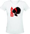 Delta Silhouette V-Neck Tee Online Hot Sale