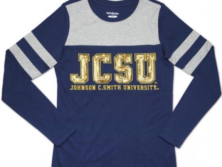 JCSU Women s Varsity Long Sleeve Tee Fashion