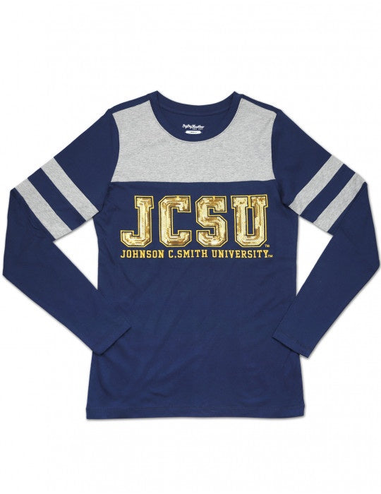 JCSU Women s Varsity Long Sleeve Tee Fashion