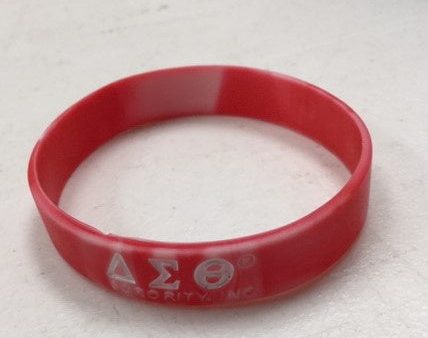 Delta Tie- Dye Silicone Wristband Hot on Sale