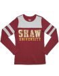 Shaw Women s Varsity Long Sleeve Tee Supply