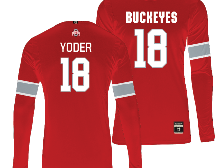 Ohio State Women s Red Volleyball Jersey   - Abby Yoder Online