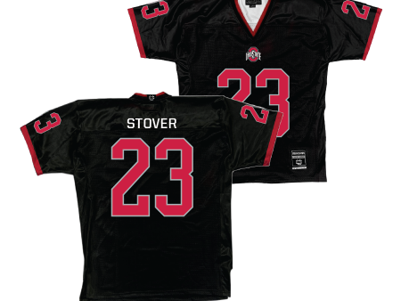 Ohio State Football Black Jersey  - Garrett Stover Discount