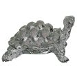 Ambrose Diamond Encrusted Chrome Plated Turtle (14 L X 10.5 W X 7 H) Sale