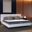 14 in. Hybrid Plush Queen Size Foam Mattress, Soft Polyester Knit Cover, Multi-Layer Foam Mattress, White Gray Sale