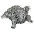 Ambrose Diamond Encrusted Chrome Plated Turtle (14 L X 10.5 W X 7 H) Sale