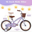 Multiple Colors,Girls Bike for4-7 Years Old Kids,16 inch  wheel ,Training Wheels Included Sale