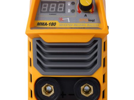 110 220V MMA Welder, 180A Stick ARC Welding Machine IGBT Inverter Digital Display LCD Hot Start Welder with Electrode Holder, Work Clamp, Input Power Adapter Cable Dual Voltage DC For Cheap