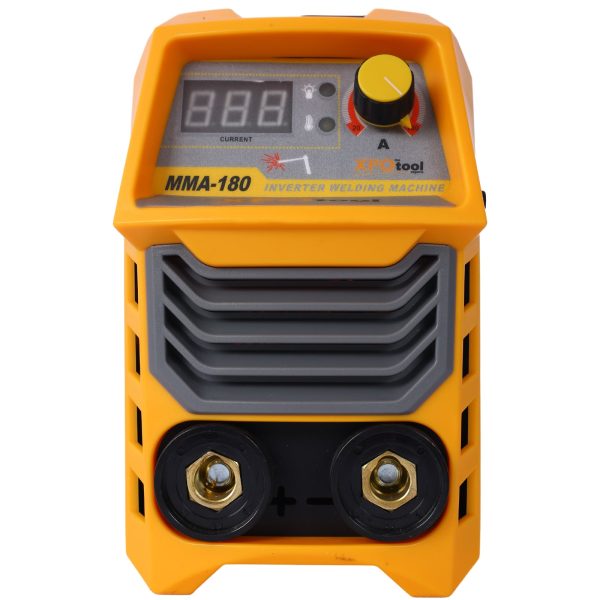 110 220V MMA Welder, 180A Stick ARC Welding Machine IGBT Inverter Digital Display LCD Hot Start Welder with Electrode Holder, Work Clamp, Input Power Adapter Cable Dual Voltage DC For Cheap