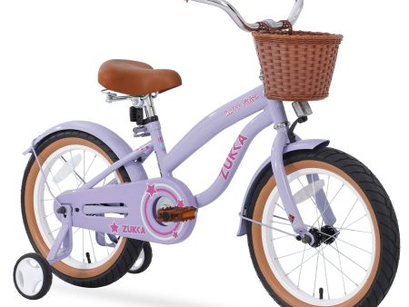 Multiple Colors,Girls Bike for4-7 Years Old Kids,16 inch  wheel ,Training Wheels Included Sale