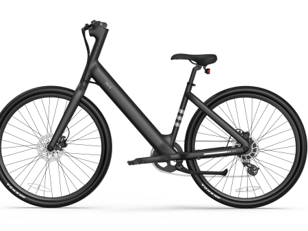 EB60 LyteCycle Minimalist Fitness Step-through e-Bike w  up to 62 miles Max Operating Range and 20 MPH Max Speed - Matte Black Online