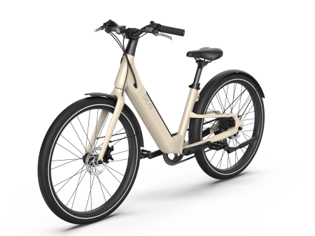 EB40 Stride Electric Bike w  40 Miles Max Operating Range and 25 mph Max Speed - Desert Sand For Cheap