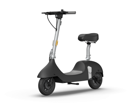 EA10C Ceetle Pro Electric Scooter with Foldable Seat w 35 Miles Operating Range & 15.5mph Max Speed - Black Hot on Sale