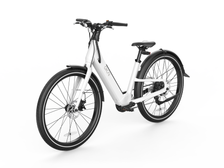 EB40 Stride Electric Bike w  40 Miles Max Operating Range and 25 mph Max Speed - White For Sale