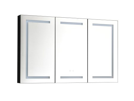 48 X30  LED Mirror Medicine Cabinet with Lights,Dimmer,Defogger,Clock,Temp Display and USB Fashion