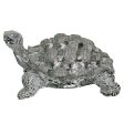 Ambrose Diamond Encrusted Chrome Plated Turtle (14 L X 10.5 W X 7 H) Sale