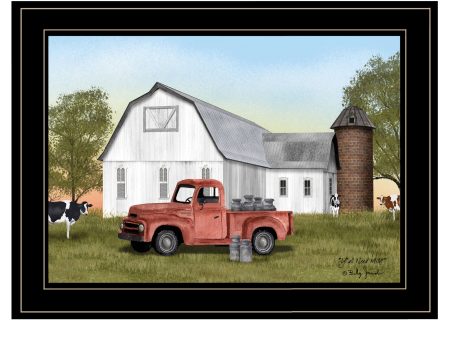 Y All Need Milk?  by Billy Jacobs, Ready to Hang Framed Print, Black Frame For Sale