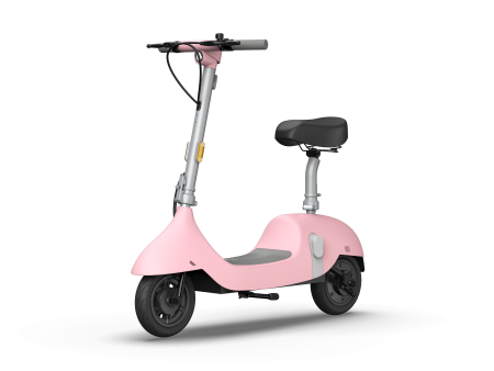 EA10C Ceetle Pro Electric Scooter with Foldable Seat w 35 Miles Operating Range & 15.5mph Max Speed - Pink Sale