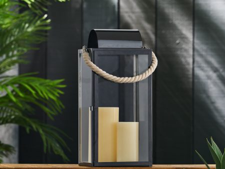 LARRY 19 H STAINLESS STEEL LANTERN Sale