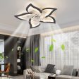 27In Ceiling Fan with Lights Remote Contro Dimmable LED,6 Gear Wind Speed Fan Light Discount