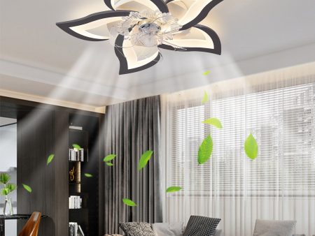 27In Ceiling Fan with Lights Remote Contro Dimmable LED,6 Gear Wind Speed Fan Light Discount