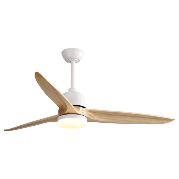 56 Inch Ceiling Fan Light With 6 Speed Remote Energy-saving DC Motor Matte White Hot on Sale