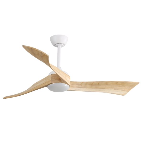 52 Inch Minimalist Ceiling Fan Light With 6 Speed Remote Energy-saving DC Motor Online Hot Sale