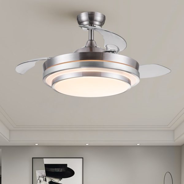 42 in. Retractable Ceiling Fan with Remote Control Online