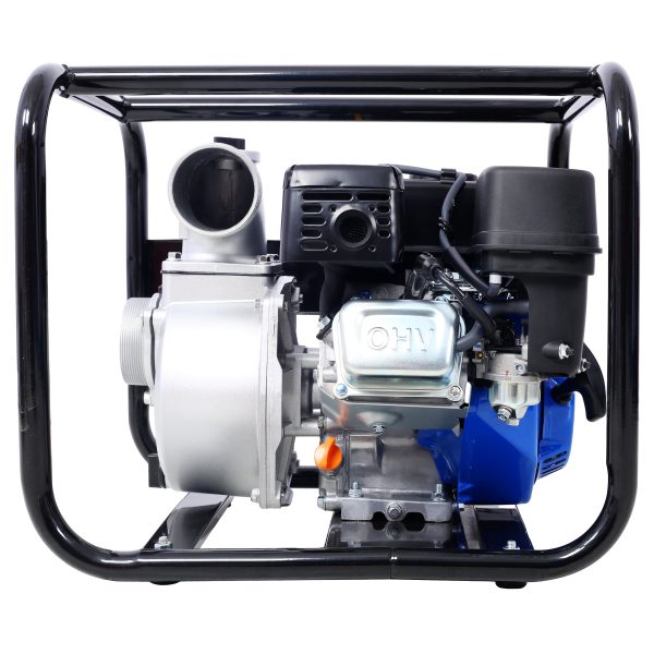 Semi Trash Pump 3 inch, 209cc 7HP 4 stroke OHV ENGINE, Gas Powered Semi Trash Water Pump  50 ft Discharge Hose, 12 ft Suction Hose with Complete Fittings,EPA compliant Discount