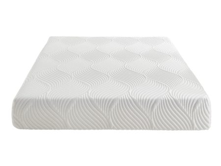 10  California King Mattress Breathable Cool Gel Memory Foam Mattress, White, Mattress in a Box, Comfort Mattress For Sale