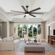 72 In Farmhouse Ceiling Fan with Plywood Blades for Dining Room Online Hot Sale