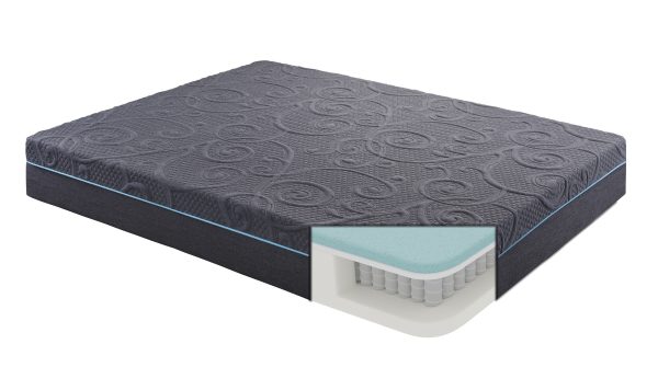 11-inch Full Size Bed Mattress Gel-Infused Memory Foam Hybrid Mattress, Dark Gray, Mattress in a Box Hot on Sale