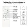 52 inch indoor black ceiling fan with LED light Online now