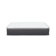 10 in. Pocket Spring Hybrid Bed in a Box Mattress, Twin, Gel Memory Foam Mattress for Comfortable Sleep, White Gray Discount