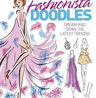 Arcturus: Fashionista Doodles [2015] paperback Online Hot Sale