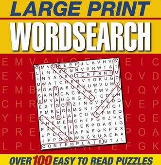 Large Print Wordsearch [2015] paperback Cheap